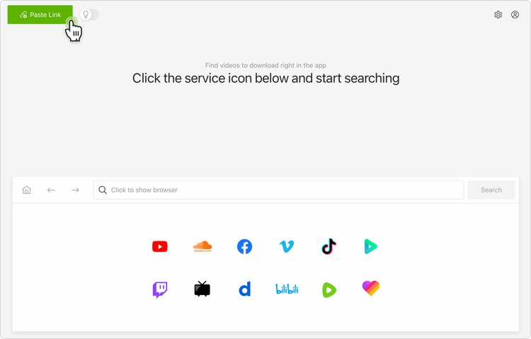 リンクを貼り付け
