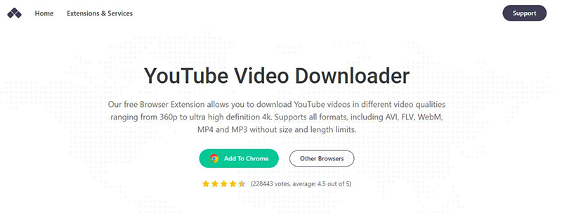 Addoncrop youtube ダウンロード拡張機能