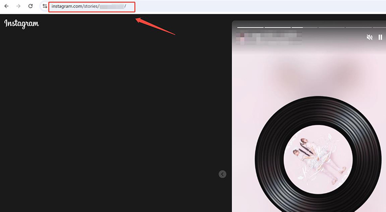 インスタストーリーのURLをコピー