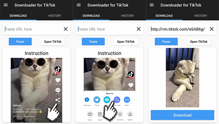 Downloader for TikTok tiktok 動画保存 ロゴなし