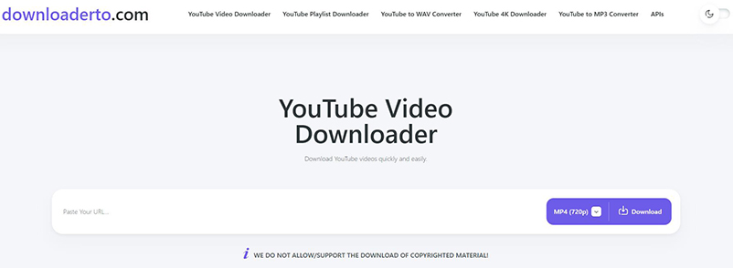 youtube mp4変換サイト downloaderto
