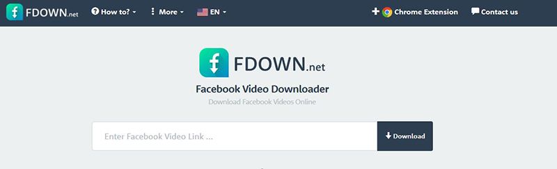 FDown.Net Facebook 動画保存 サイト
