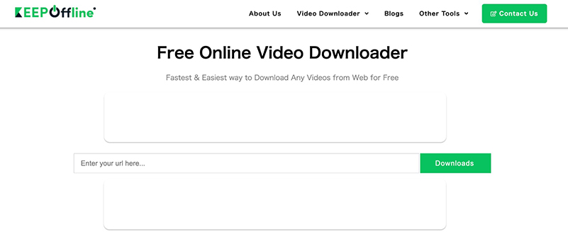Keepoffline twitter 動画 ダウンローダー
