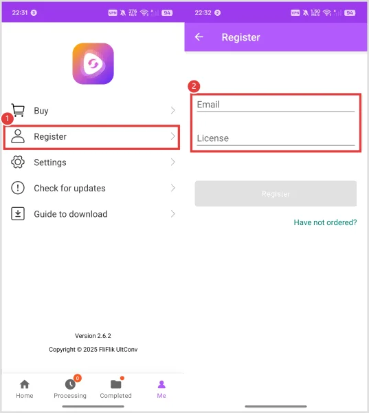 ultconv for android 登録