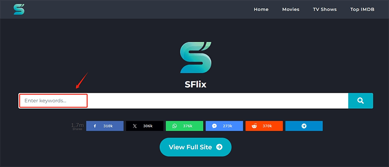 search for sflix movie