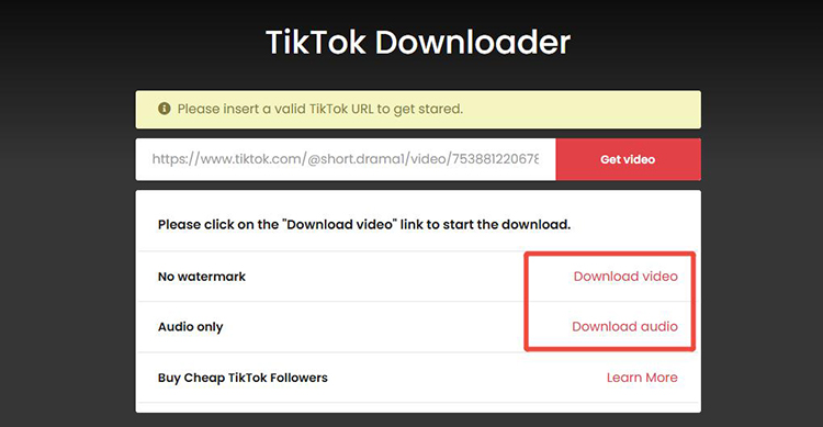TTDownloader tiktok 保存できない動画を保存