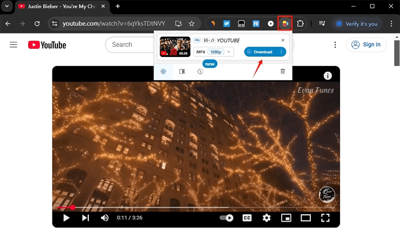 YouTube ダウンロード Chrome